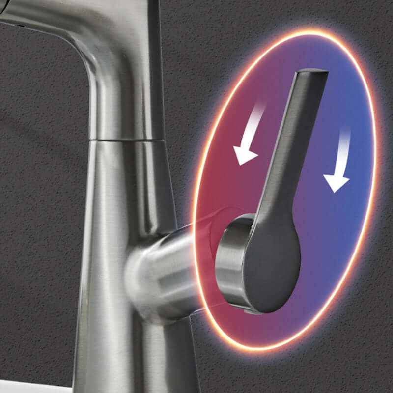 Mitigeur de lavabo avec douchette extractible