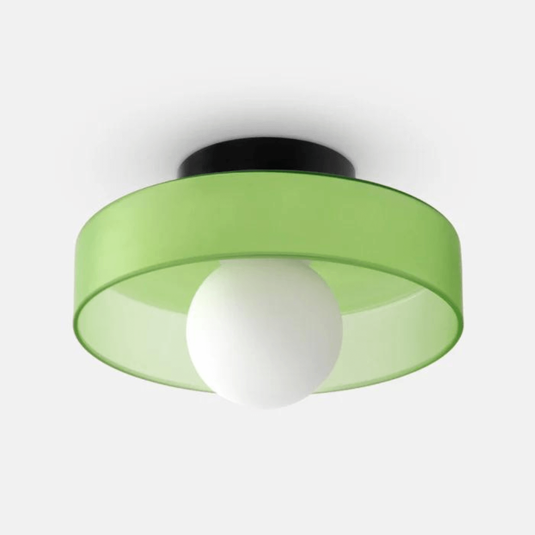 Runde LED Deckenleuchte Modern Glas Lampe