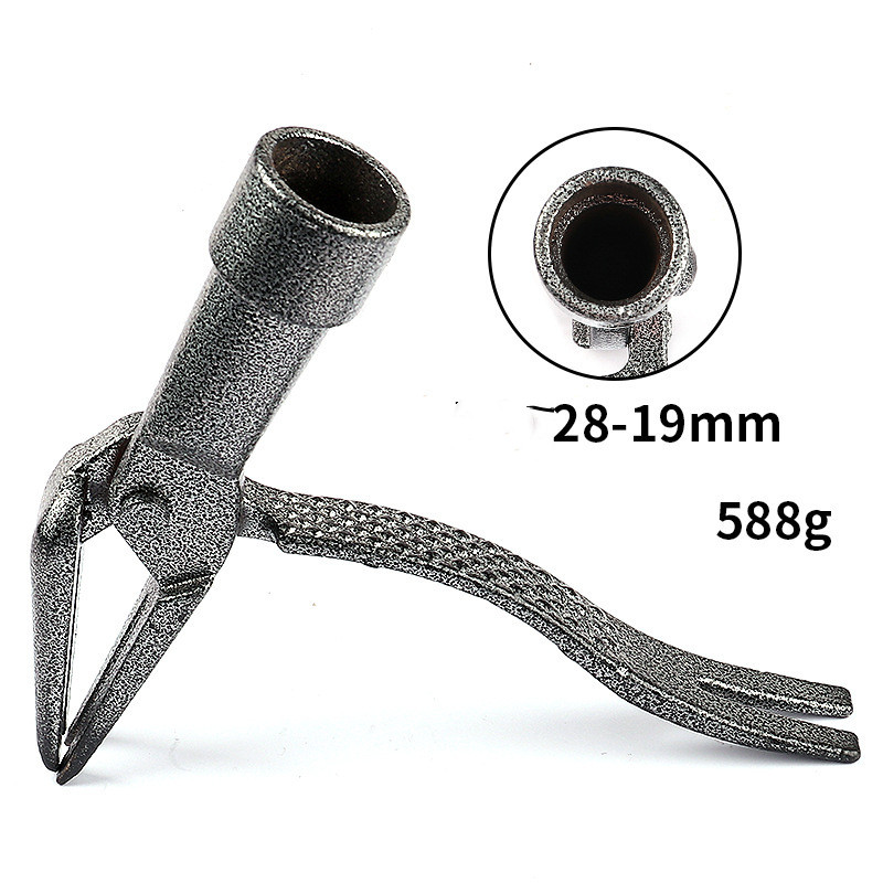 Effektiver Unkrautzieher mit stabilem 4-Krallen-Kopf und ergonomischem Griff zur präzisen Wurzelentfernung im Garten.