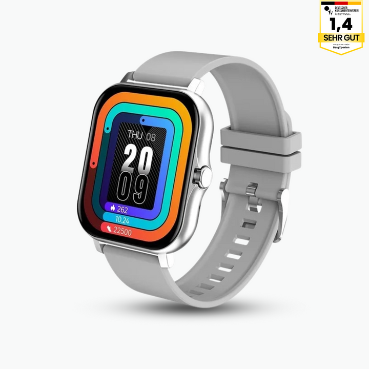 "Elegante FitPro Ultra Smartwatch, wasserdicht, vielseitiges Display, Gesundheits- und Fitness-Tracking, modernes Design."