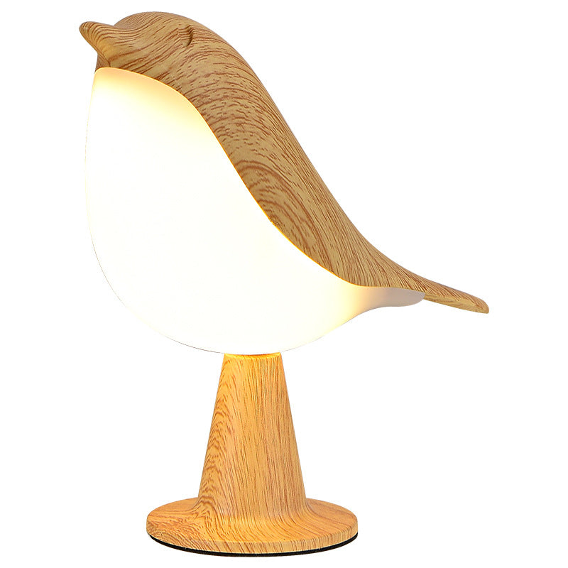 "Elegante vogelförmige Lampe mit drei LED-Leuchtstufen für flexible, energiesparende Beleuchtung und stilvolles Ambiente."