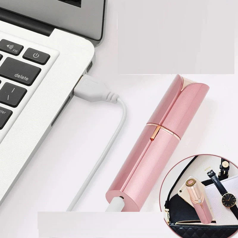 "Eleganter, kabelloser Epilierer für Frauen, wiederaufladbar, für sanfte Haarentfernung und seidig glatte Haut."