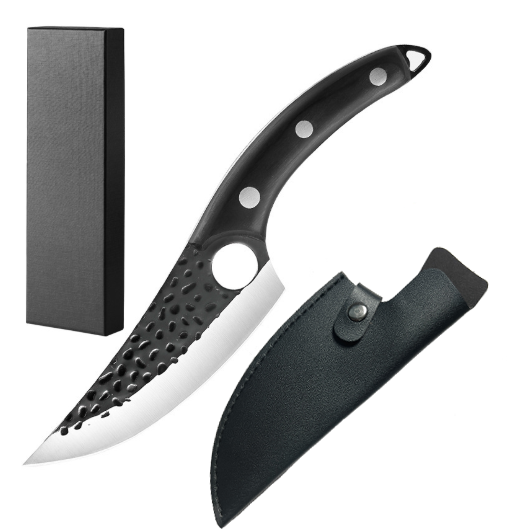 "Elegantes japanisches Küchenmesser mit scharfer Klinge und rutschfestem Holzgriff, ideal für Präzisionsschnitte."