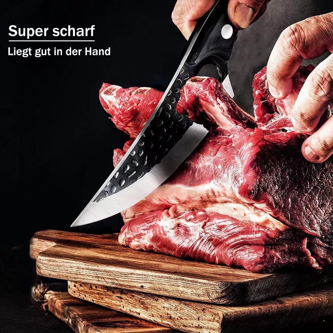 "Elegantes japanisches Küchenmesser mit scharfer Klinge und rutschfestem Holzgriff, ideal für Präzisionsschnitte."