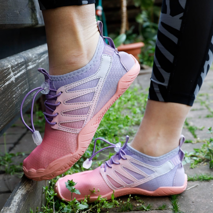 "Ergonomische Barfußschuhe, ultraleicht, flexibel, wasserdicht mit rutschfester Sohle in grauer Farbe"