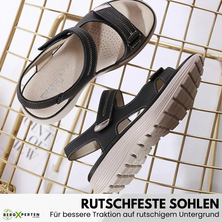 "Ergonomische Damen-Sandalen, rutschfeste Sohle, stilvoll, komfortabel, fördert Fußgesundheit, ideal für jeden Anlass"