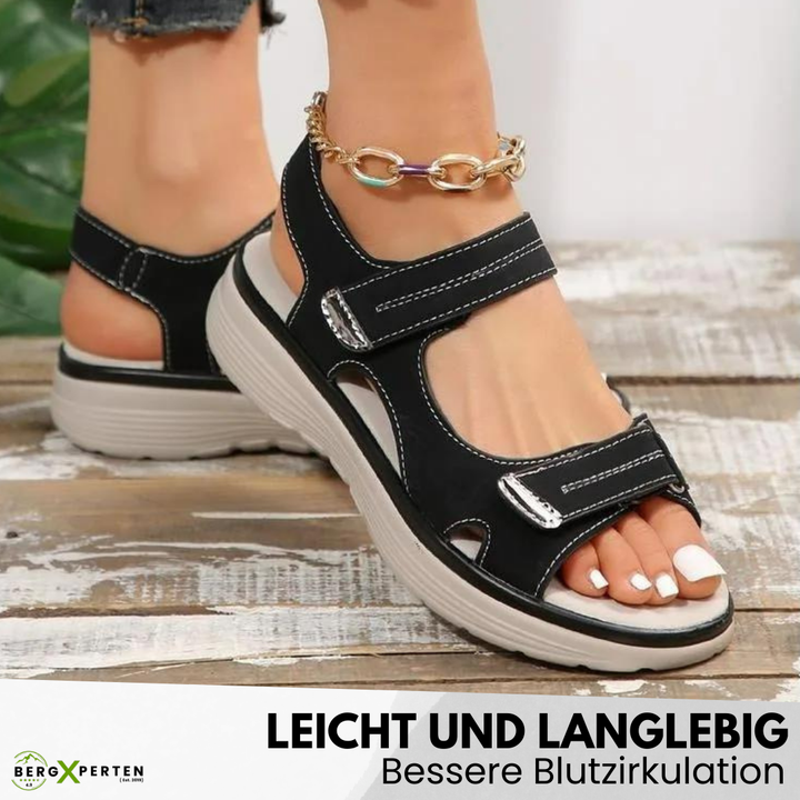 "Ergonomische Damen-Sandalen, rutschfeste Sohle, stilvoll, komfortabel, fördert Fußgesundheit, ideal für jeden Anlass"