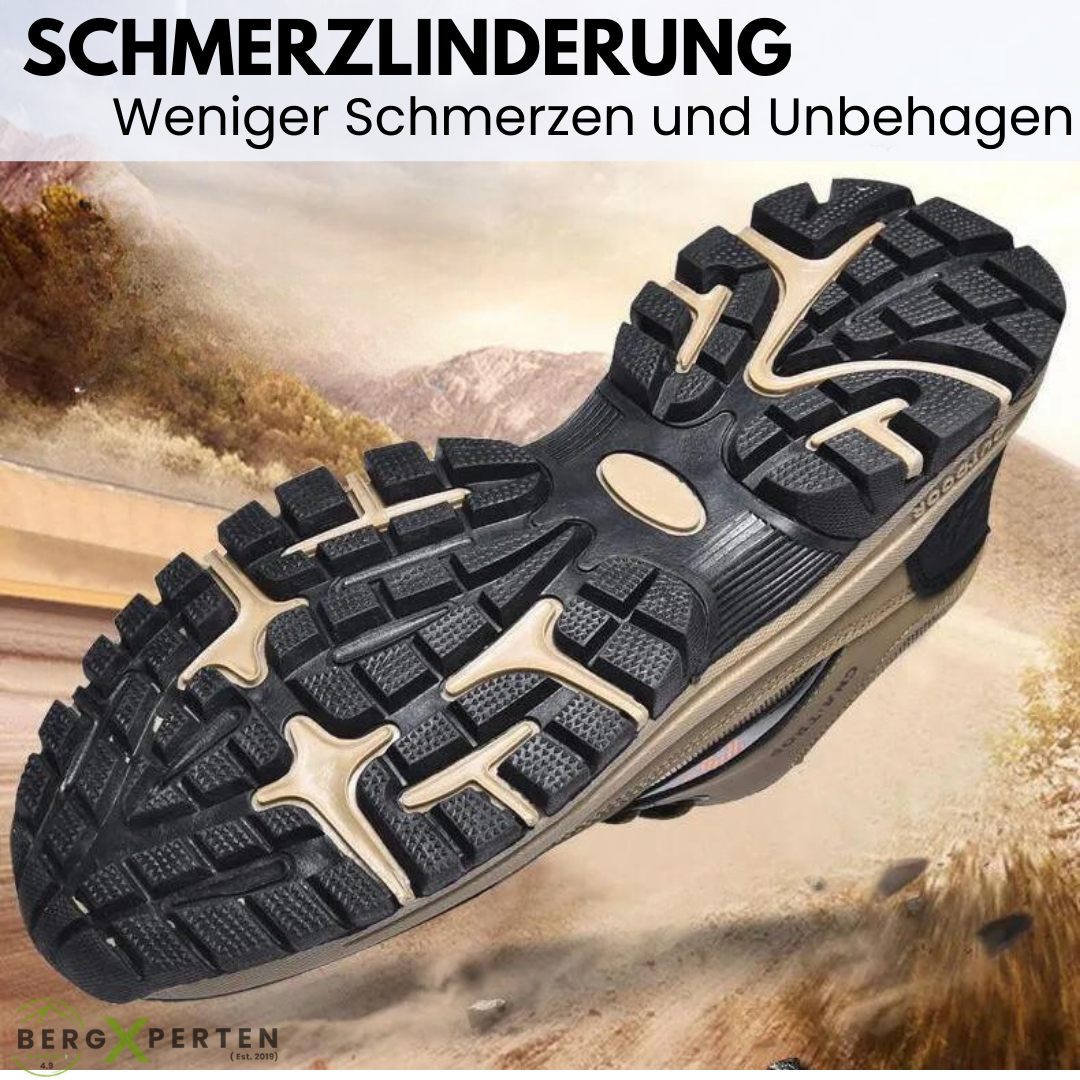 "Ergonomische Komfortschuhe, atmungsaktiv, rutschfeste Sohle, ideal für Alltag und Sport, fördern schmerzfreies Gehen."