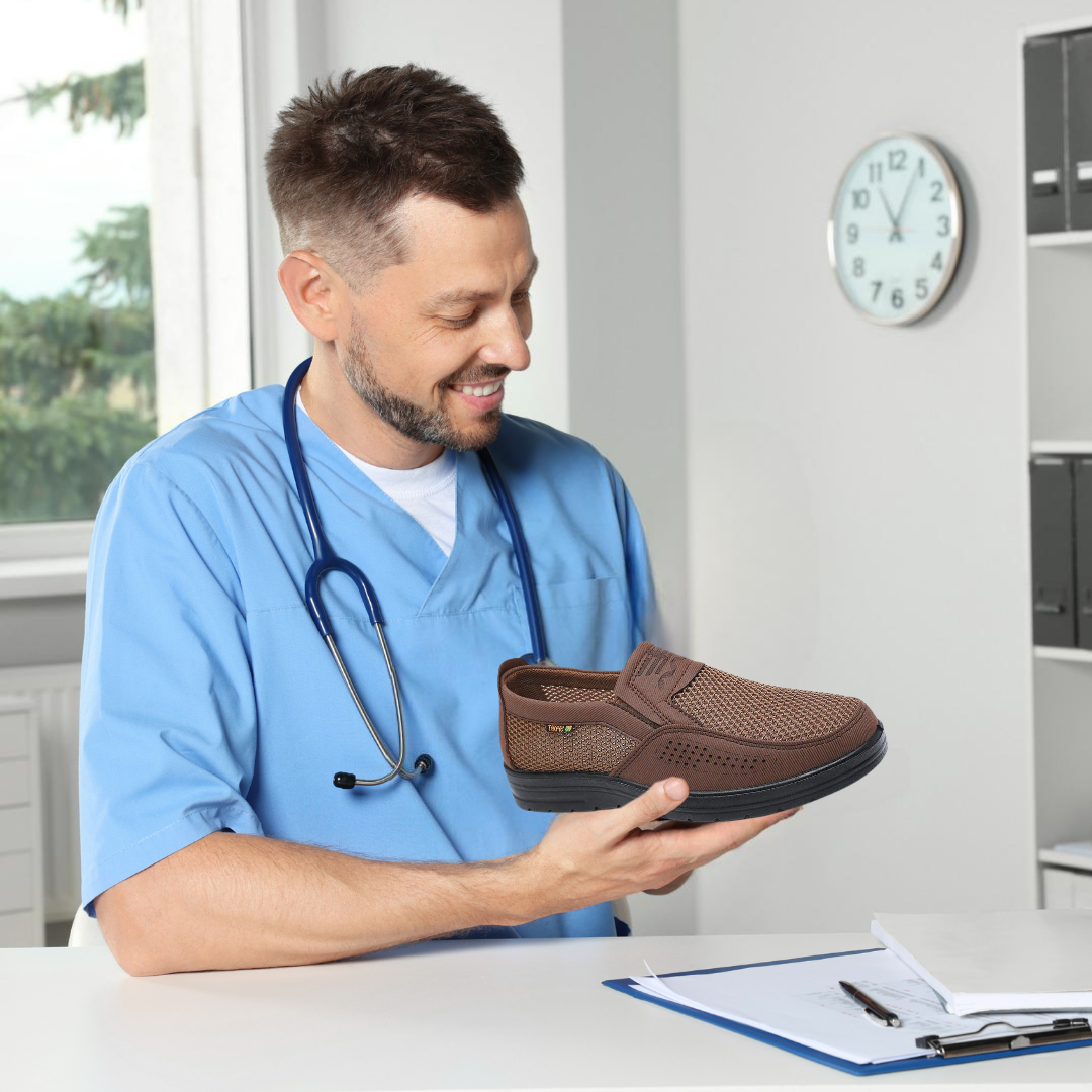 "Ergonomischer atmungsaktiver Unisex-Schuhe mit orthopädischer Sohle und breitem Zehenraum für hohen Tragekomfort"