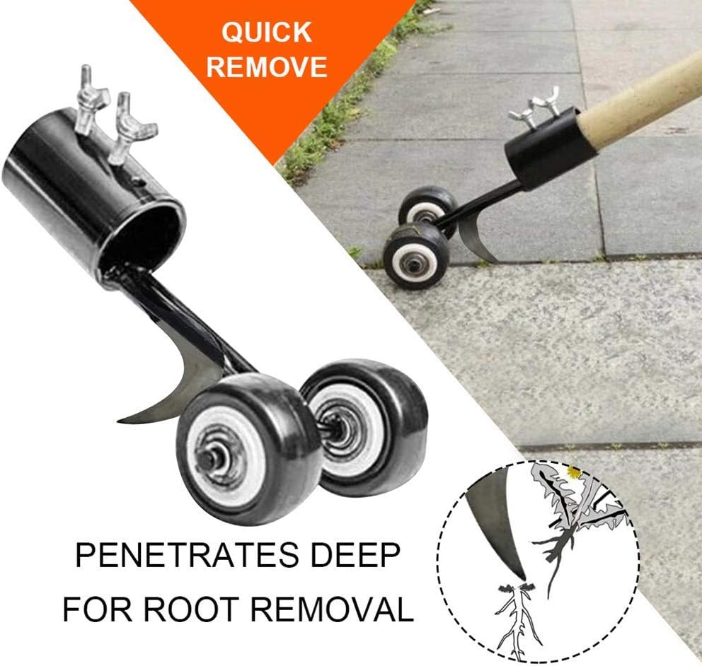 Ergonomischer, leichter Unkrautentferner, entfernt Unkraut samt Wurzeln, benutzerfreundlich, robustes Design für Gartenarbeit