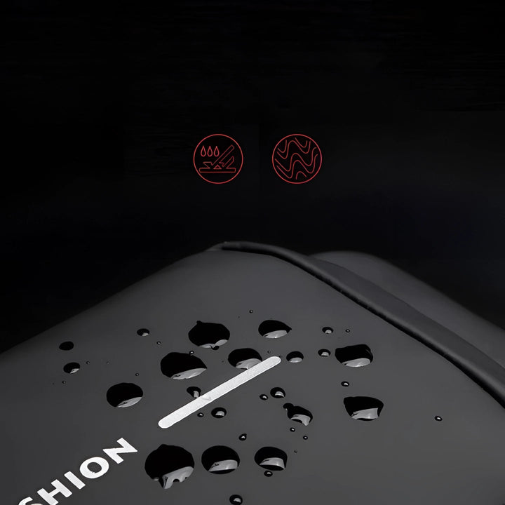 "Ergonomischer USB Rucksack Herren, Anti-Diebstahl, wasserdicht, für Pendeln/Reisen, mit USB-Port, Schwarz"