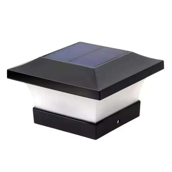 Solarbetriebene LED-Säulenleuchte Außen