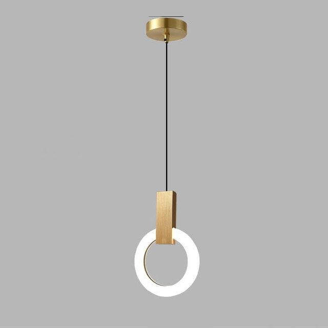 Suspension annulaire LED moderne