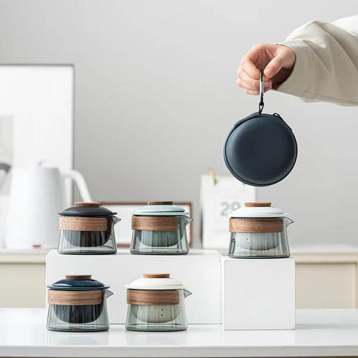 Tragbares Teeset für unterwegs - Stilvolles Design