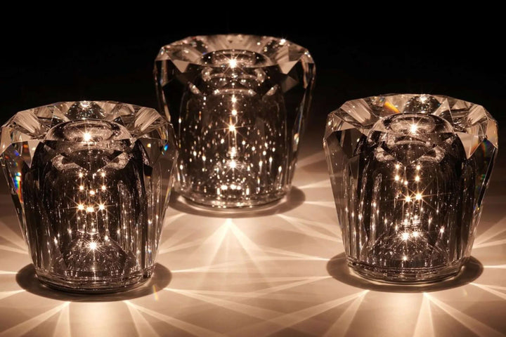Lampe de table LED en cristal diamant