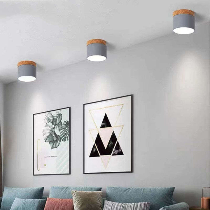 Plafonnier LED moderne, style Morandi