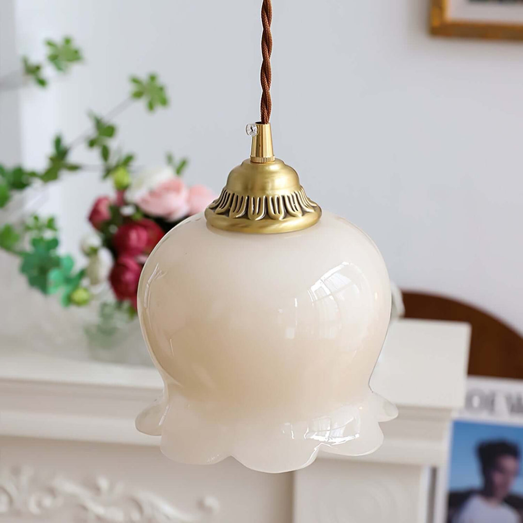 Suspension fleur - 14 cm de diamètre