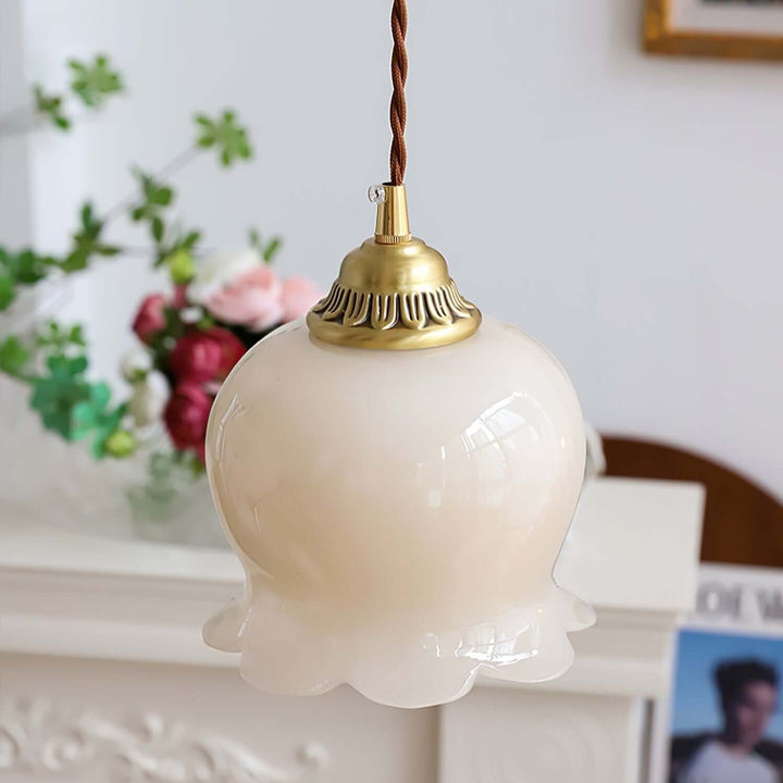 Suspension fleur - 14 cm de diamètre