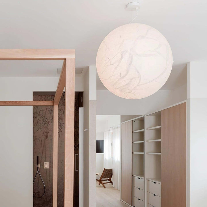 Suspension en soie Moon - design moderne