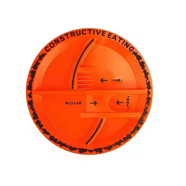 Bulldozer Kinderbesteck - Spielend Essen lernen