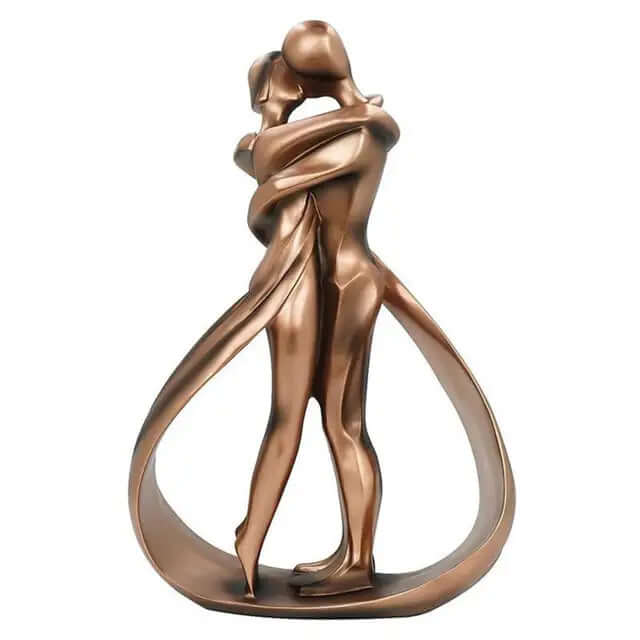 Umarmende Figuren Skulptur Seraphina Harz