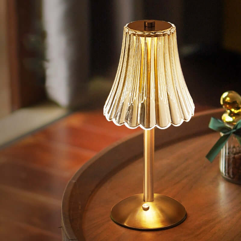 LED Retro Tischlampe USB Wiederaufladbar Dimmbar