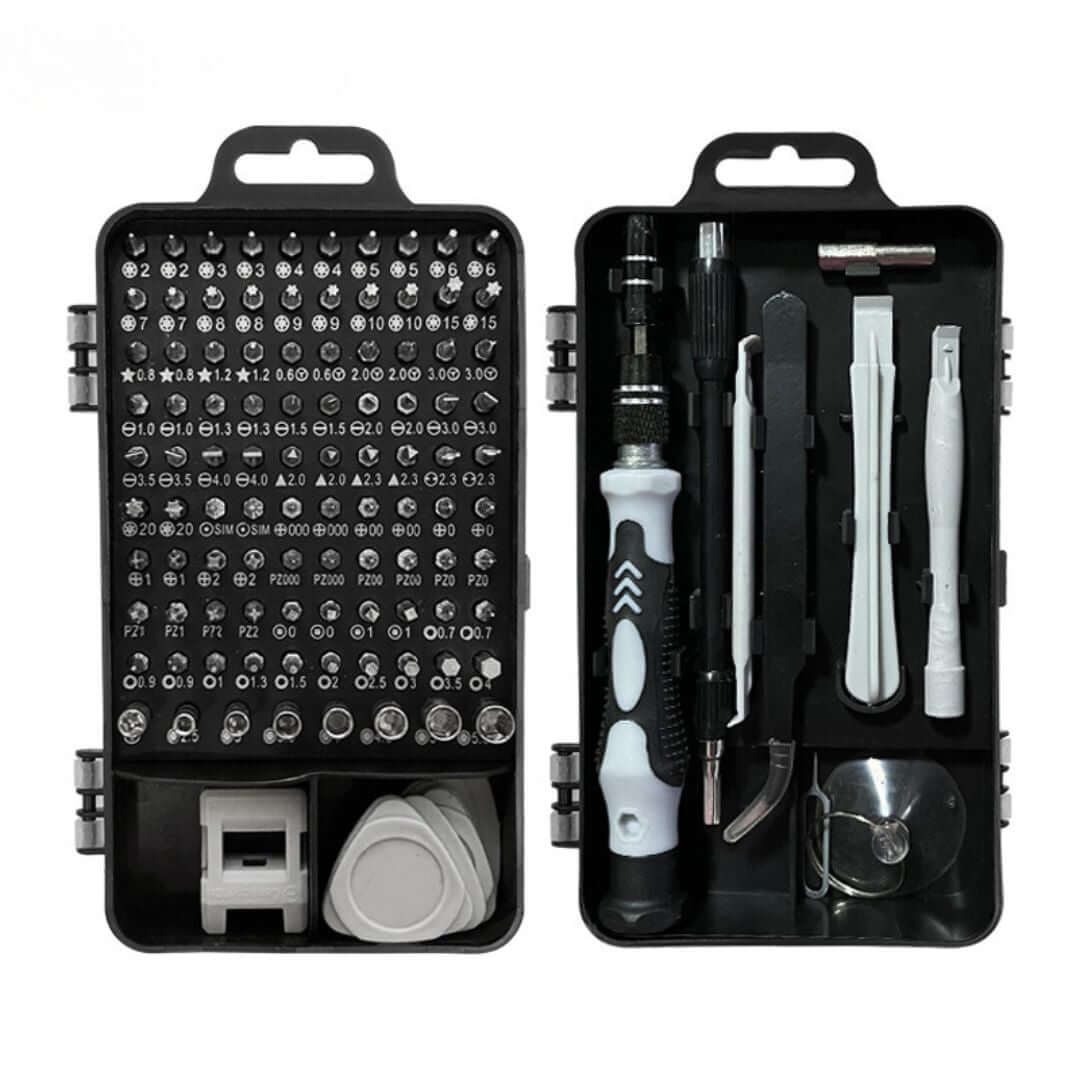 115-teiliges Profi-Schraubenzieher Set - Reparaturwerkzeug
