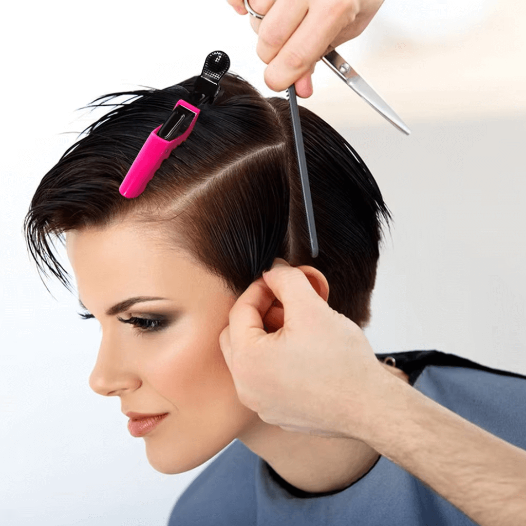 Haarstyling-Clips Set 10 Stück - Profi Friseur Haar Klammern