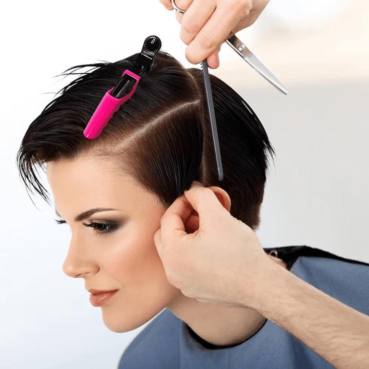 Haarstyling-Clips Set 10 Stück - Profi Friseur Haar Klammern