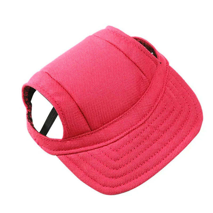 Casquette pour chien avec trous pour les oreilles et mentonnière