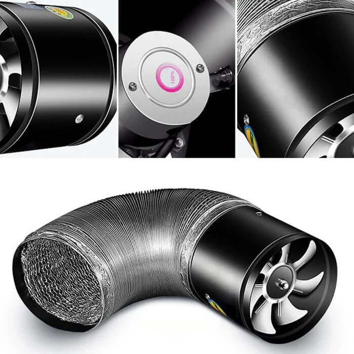 Hochleistungs-Abluftventilator - Flüsterleise & kraftvoll