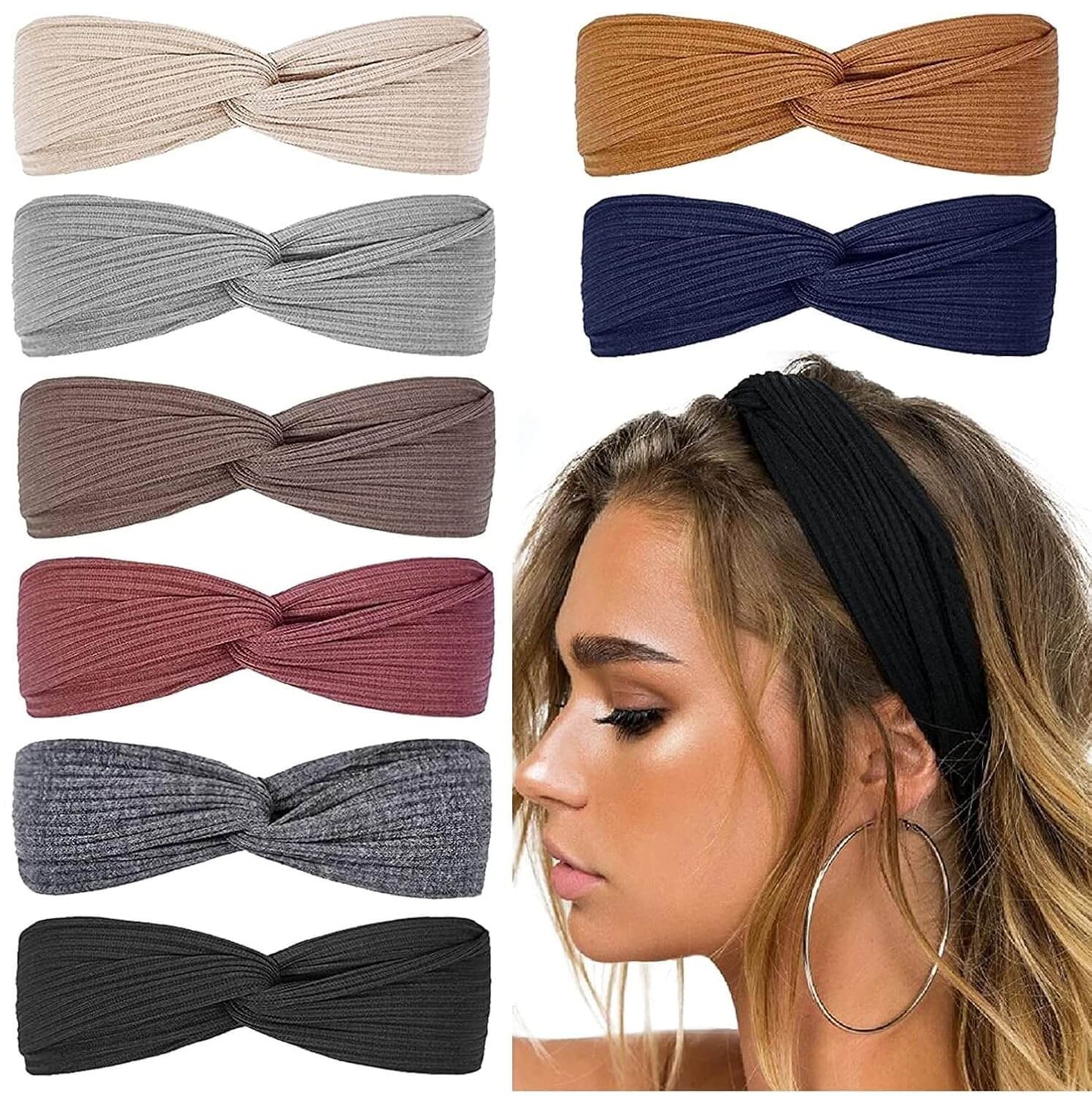 Boho Twist Haarband: Elastisch & Trendig