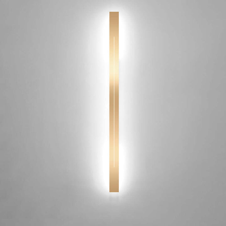 Moderne LED Wandleuchte Gold Schwarz Innen