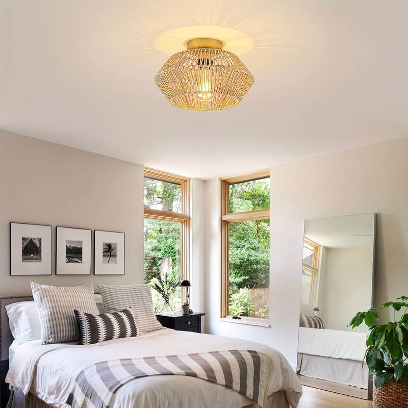 Boho Deckenleuchte Handgefertigt