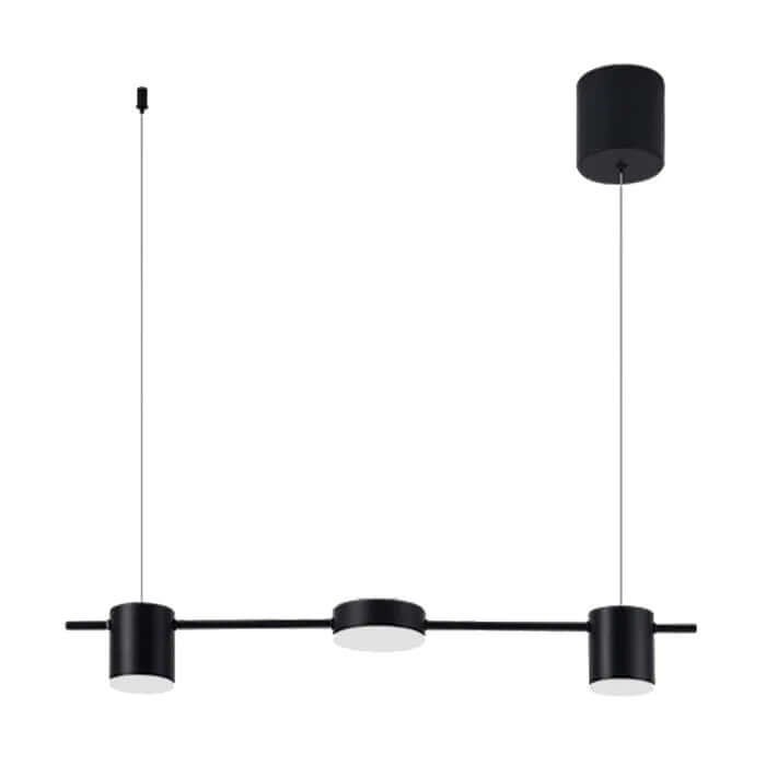 Suspension LED moderne en aluminium au design tambour