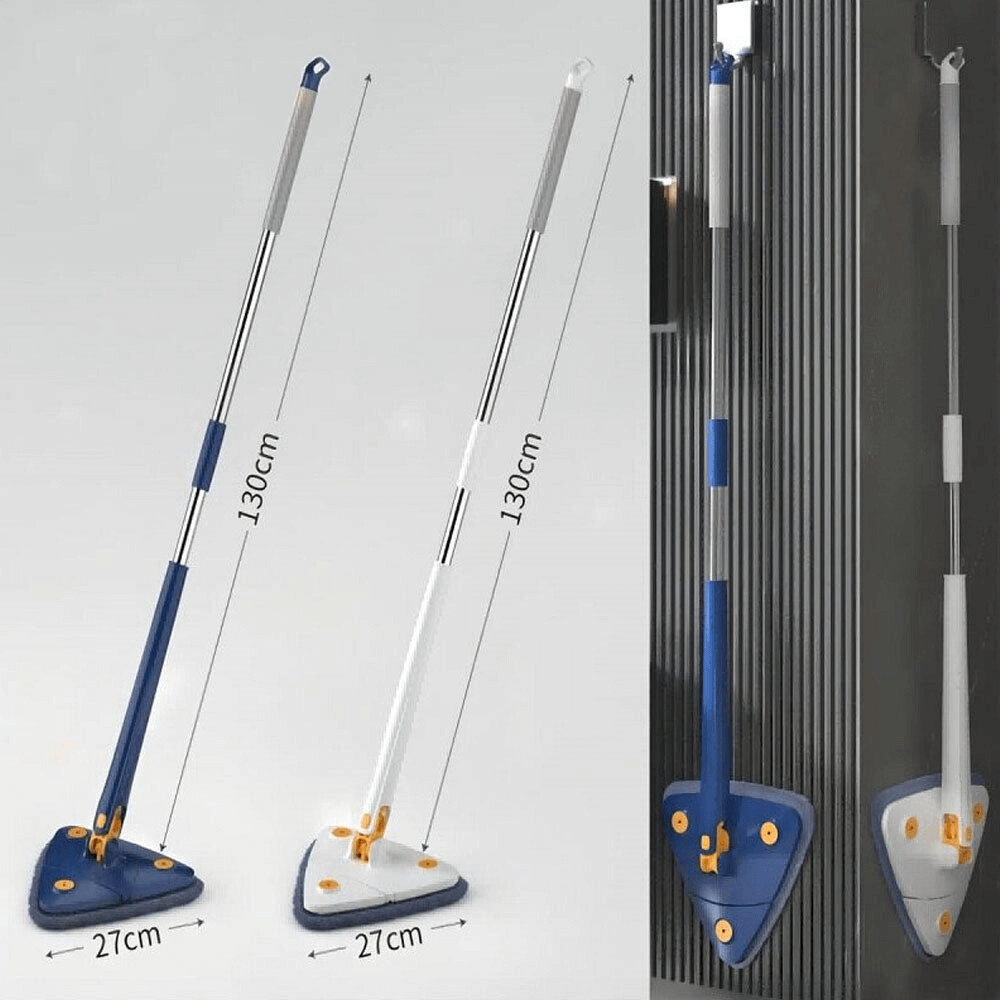 Dreieckiger Wischmopp mit Teleskopstiel
