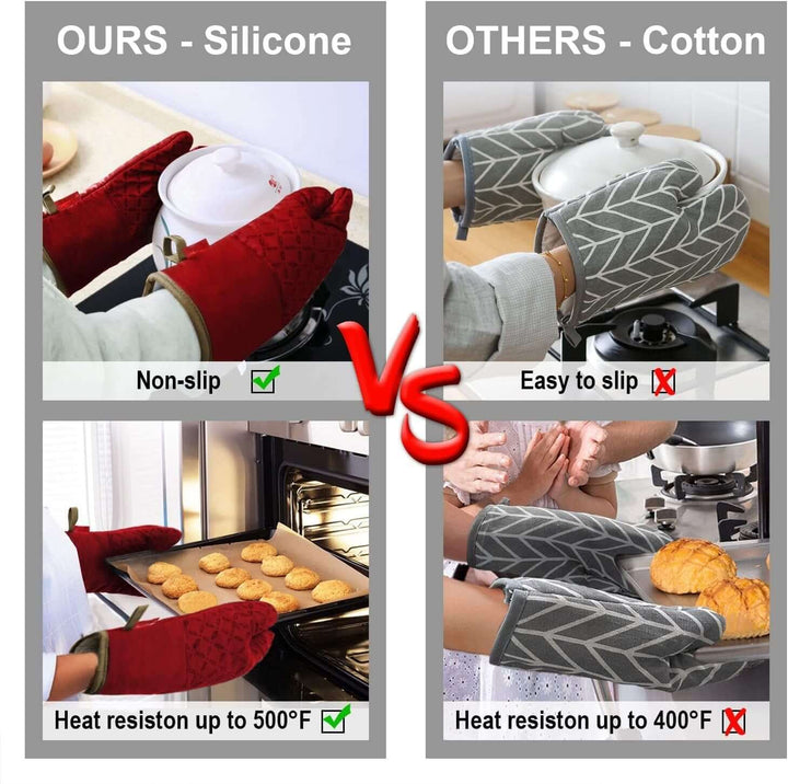 6-teiliges Hitzebeständiges Ofenhandschuh-Set