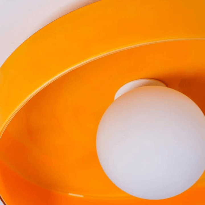 Runde LED Deckenleuchte Modern Glas Lampe