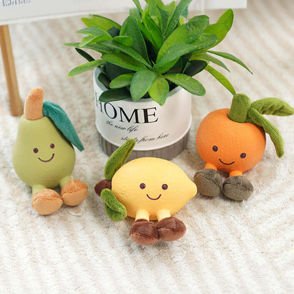 Jouet couineur pour chien - jouet aux fruits