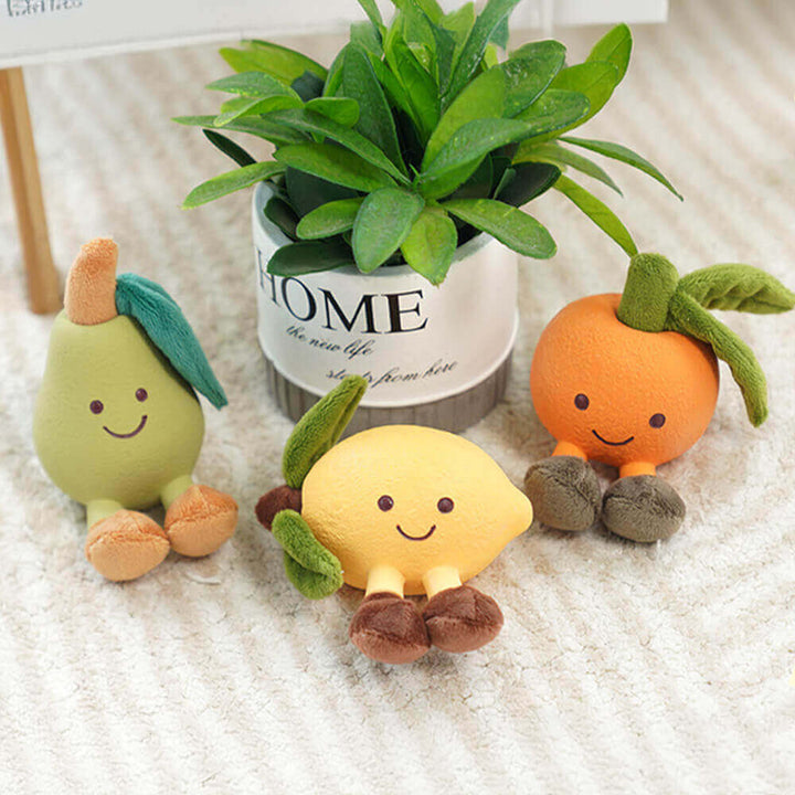 Jouet couineur pour chien - jouet aux fruits