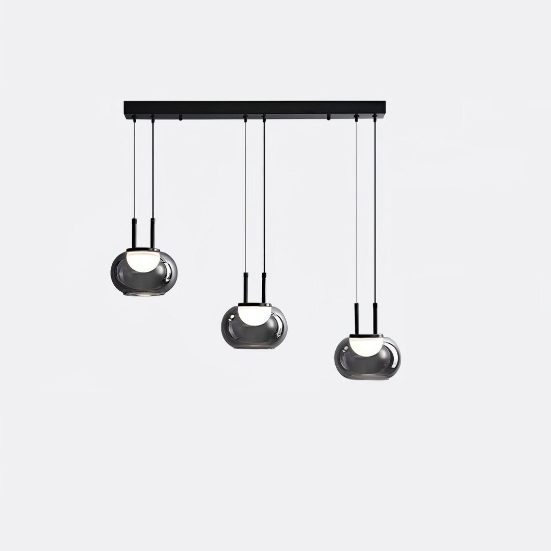 Suspension Halo moderne, 3 lumières