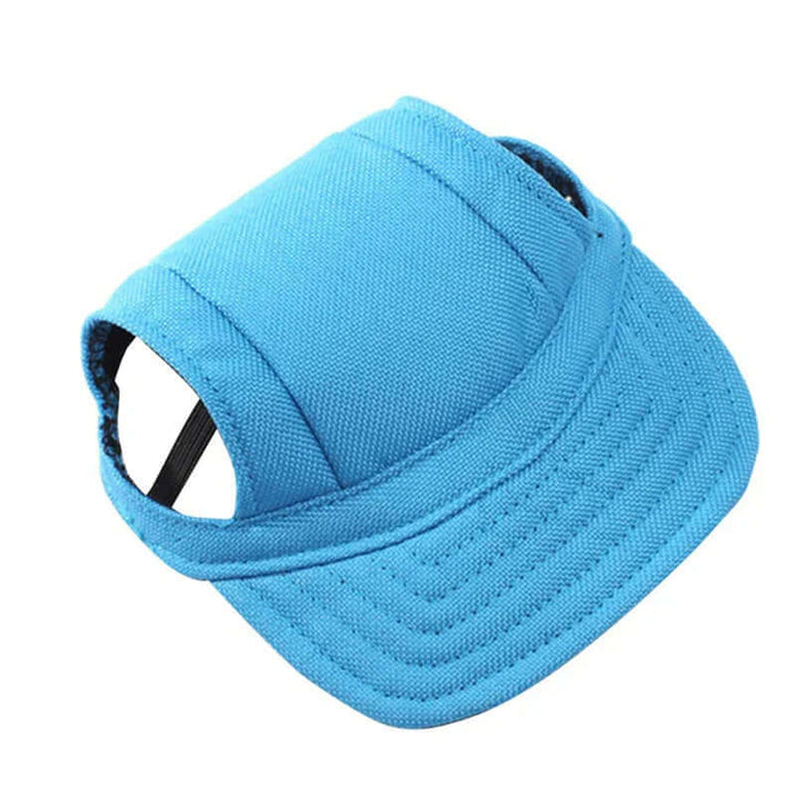 Casquette pour chien avec trous pour les oreilles et mentonnière