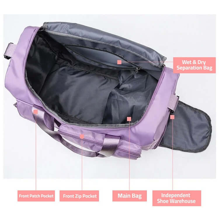 Sac de voyage avec compartiment à chaussures