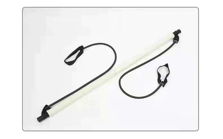 Pilates Stange mit Widerstandsbändern