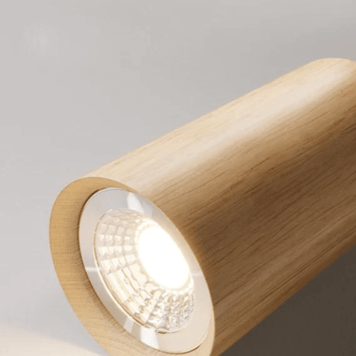 Spot de plafond orientable en bois EcoLux