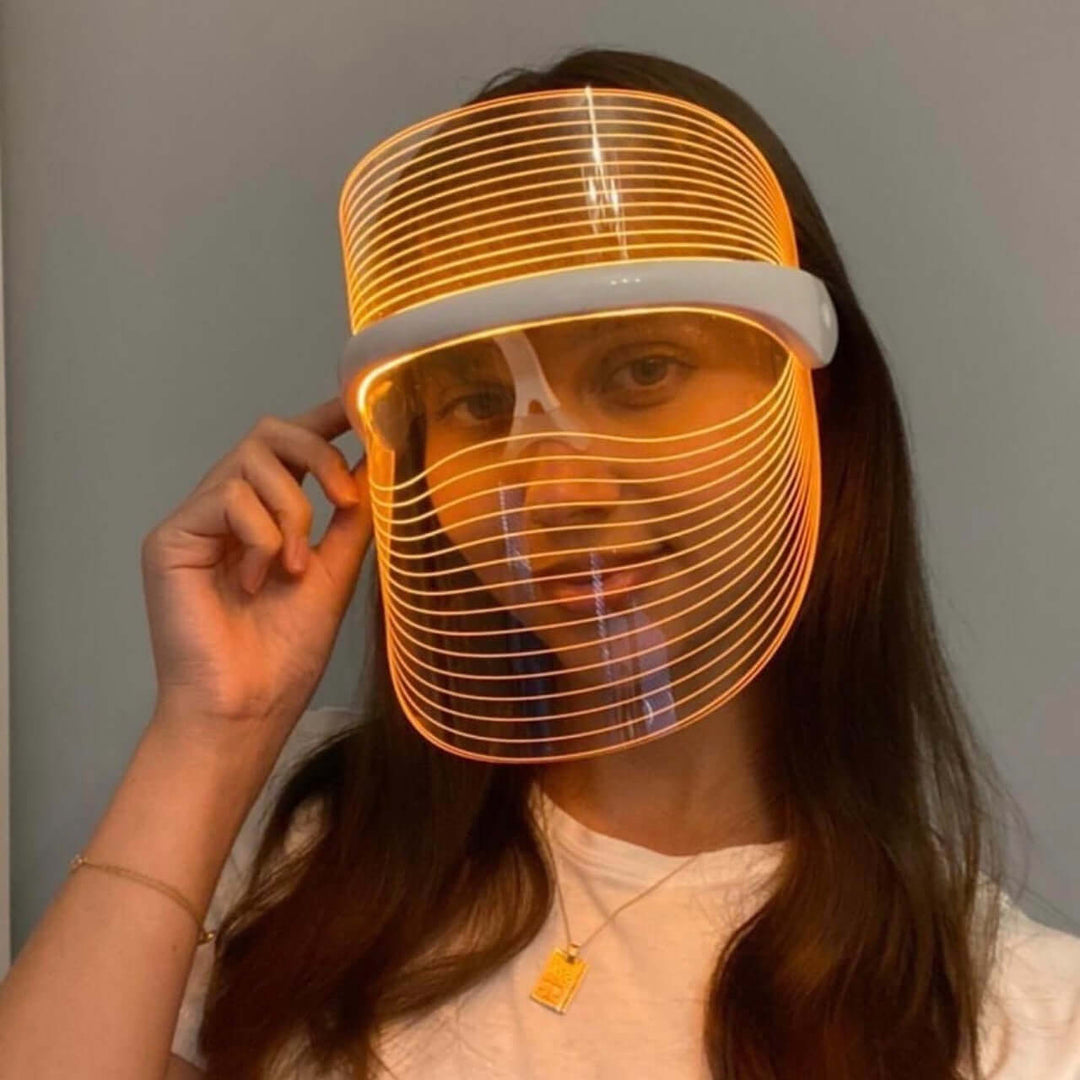 LED-Lichttherapiemaske für strahlende Haut