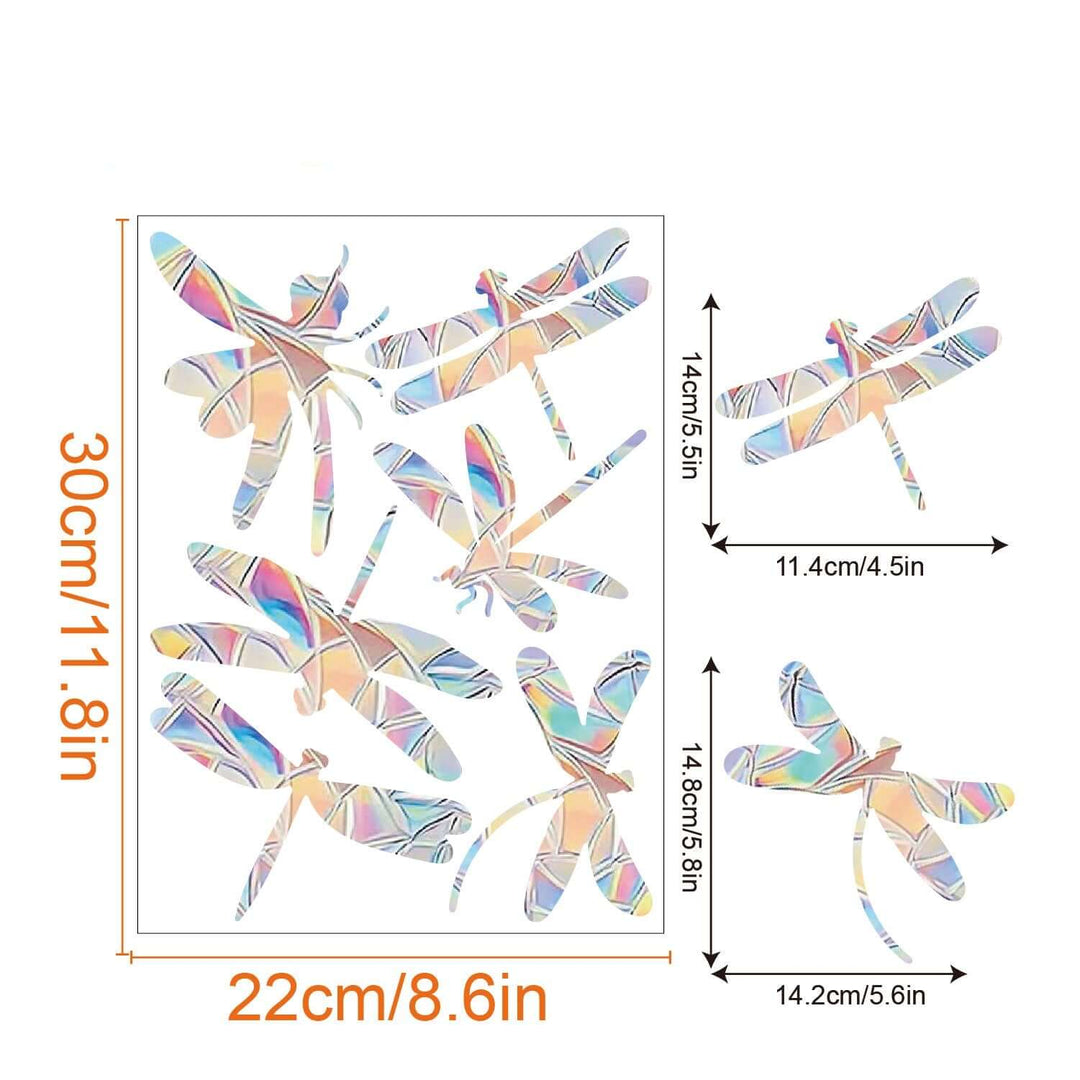Décoration de fenêtre arc-en-ciel - autocollante, colorée, décorative