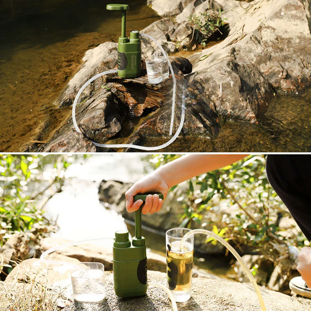 Filtre à eau portable pour l'extérieur et le camping