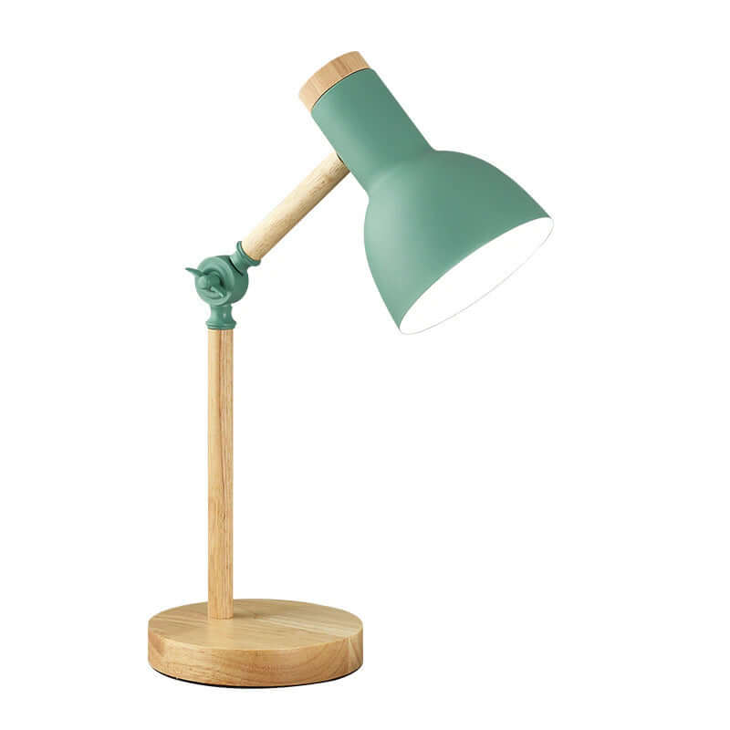 Lampe de table réglable en bois - Design scandinave