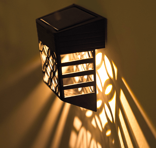 Dekorative LED-Wandleuchte für Garten & Terrasse